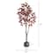 6ft. Artificial Autumn Dogwood Fall Tree in Decorative Planter